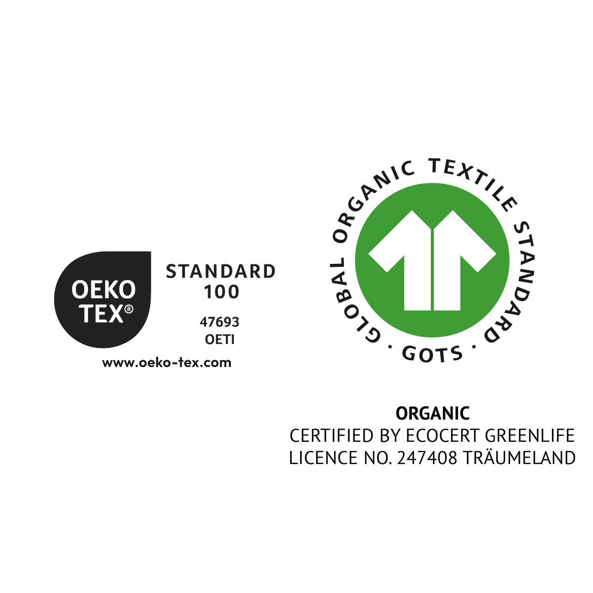 Träumeland LIEBMICH Sleeping Bag, GOTS Certified, 1.0 TOG