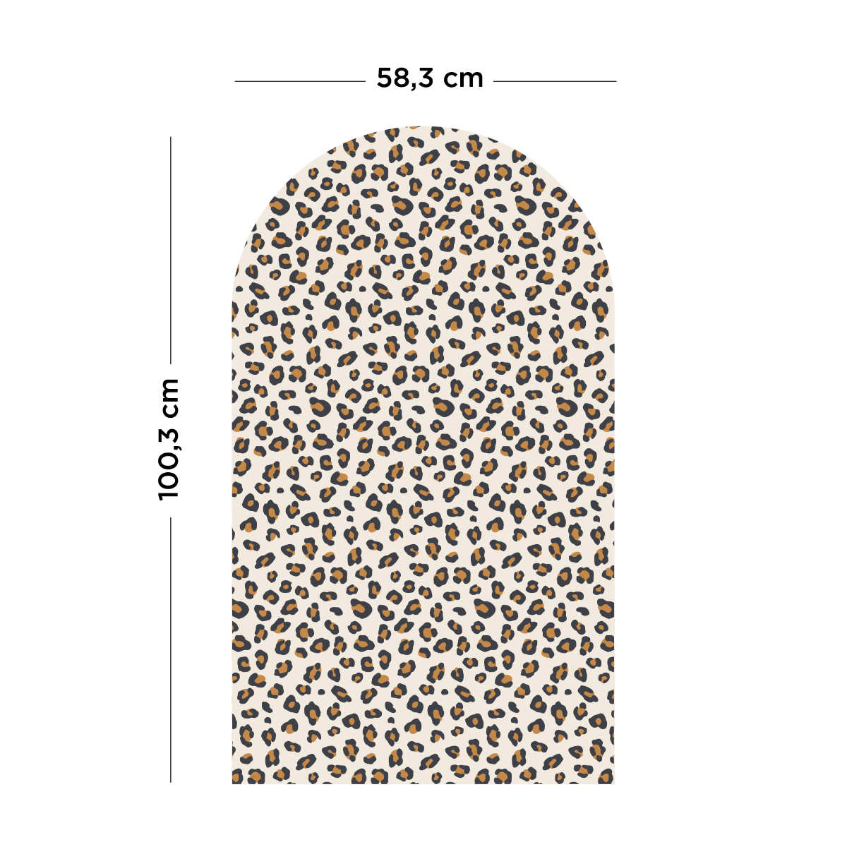 Ferflex magnetic arch-shaped board 100 x 58 cm