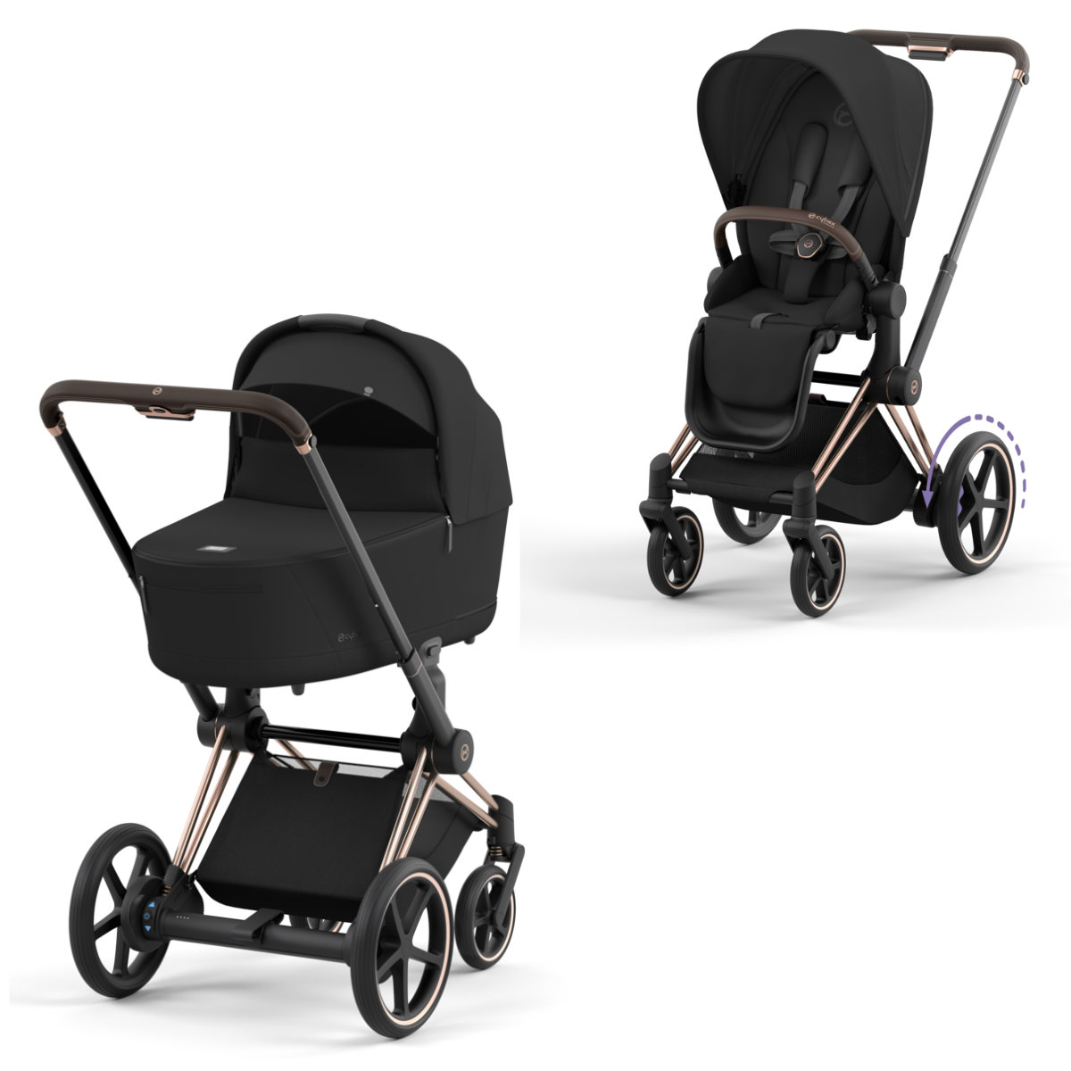 Cybex E-Priam pram with Lux Carrycot