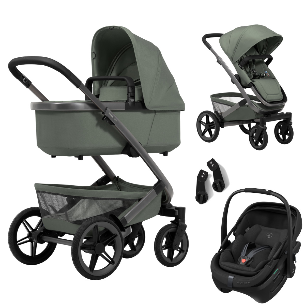 Joolz Geo5 Pram Set 3 in 1 Incl. Maxi Cosi-Coral Slide Pro