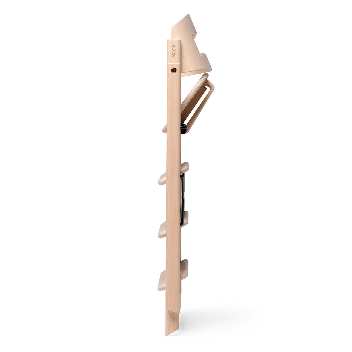 KAOS Klapp high chair made of wood, foldable