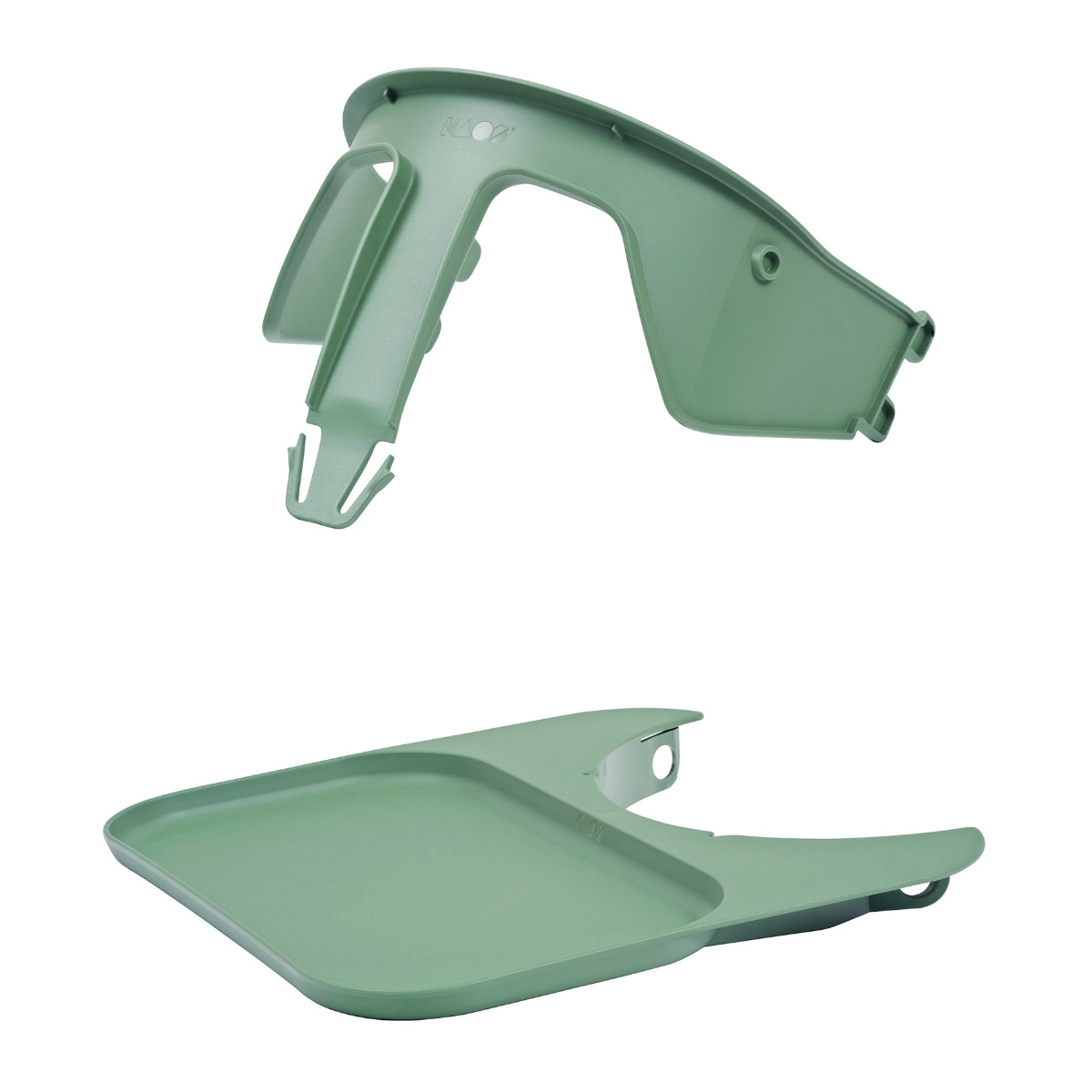 KAOS Klapp Mini Rail & Tray Bundle, made from recycled plastic