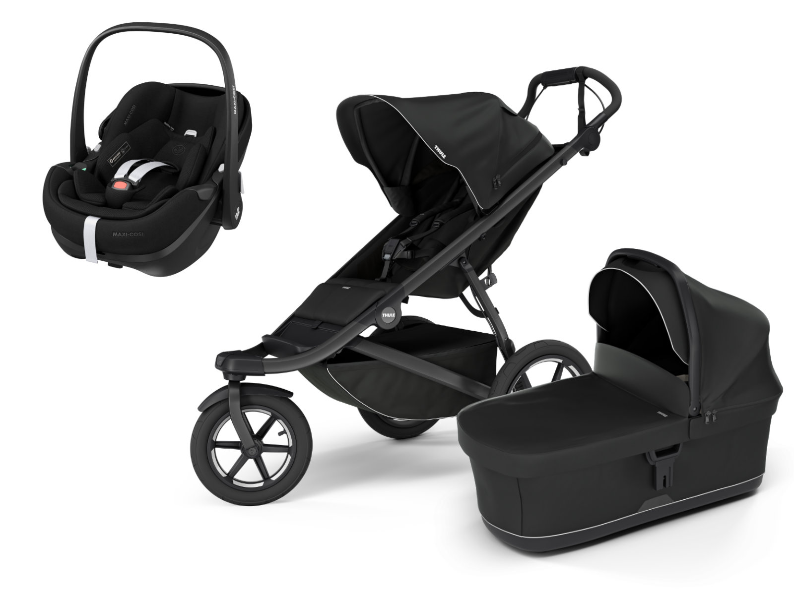Thule Urban Glide 3 Kinderwagen Set 3 in 1 inkl. Maxi Cosi Pebble 360 Pro 2 I-Size