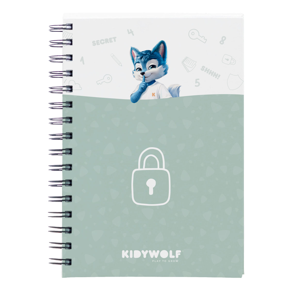 Kidywolf KIDYTREASURE Diary with Digital Combination Lock