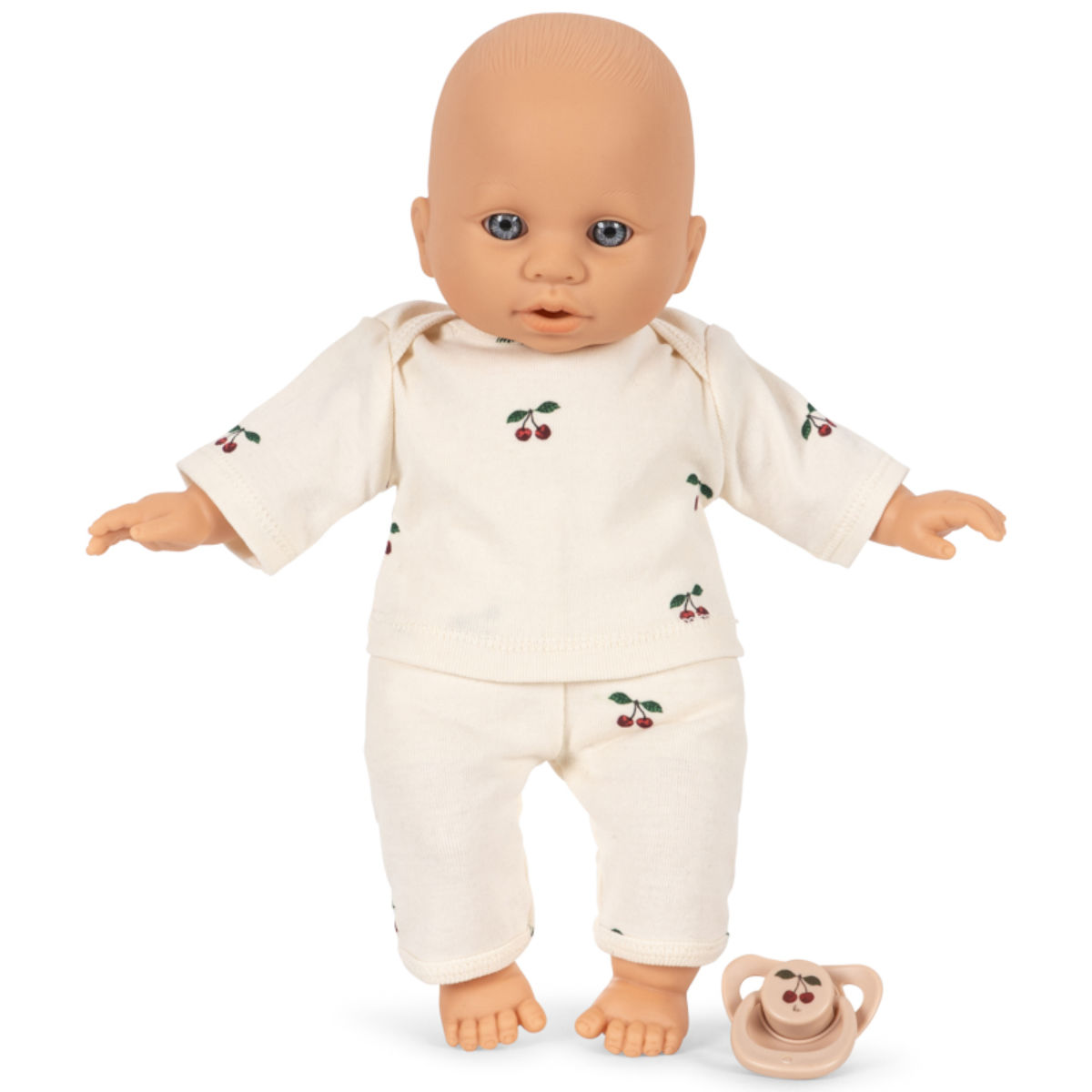 Konges Sløjd Poppy Puppenbuggy-Set – mit Babypuppe & Schnuller