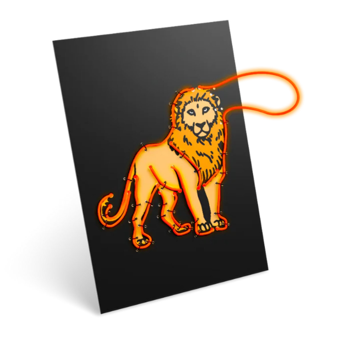 Kidywolf KIDYNEON Light-Up Creative Board