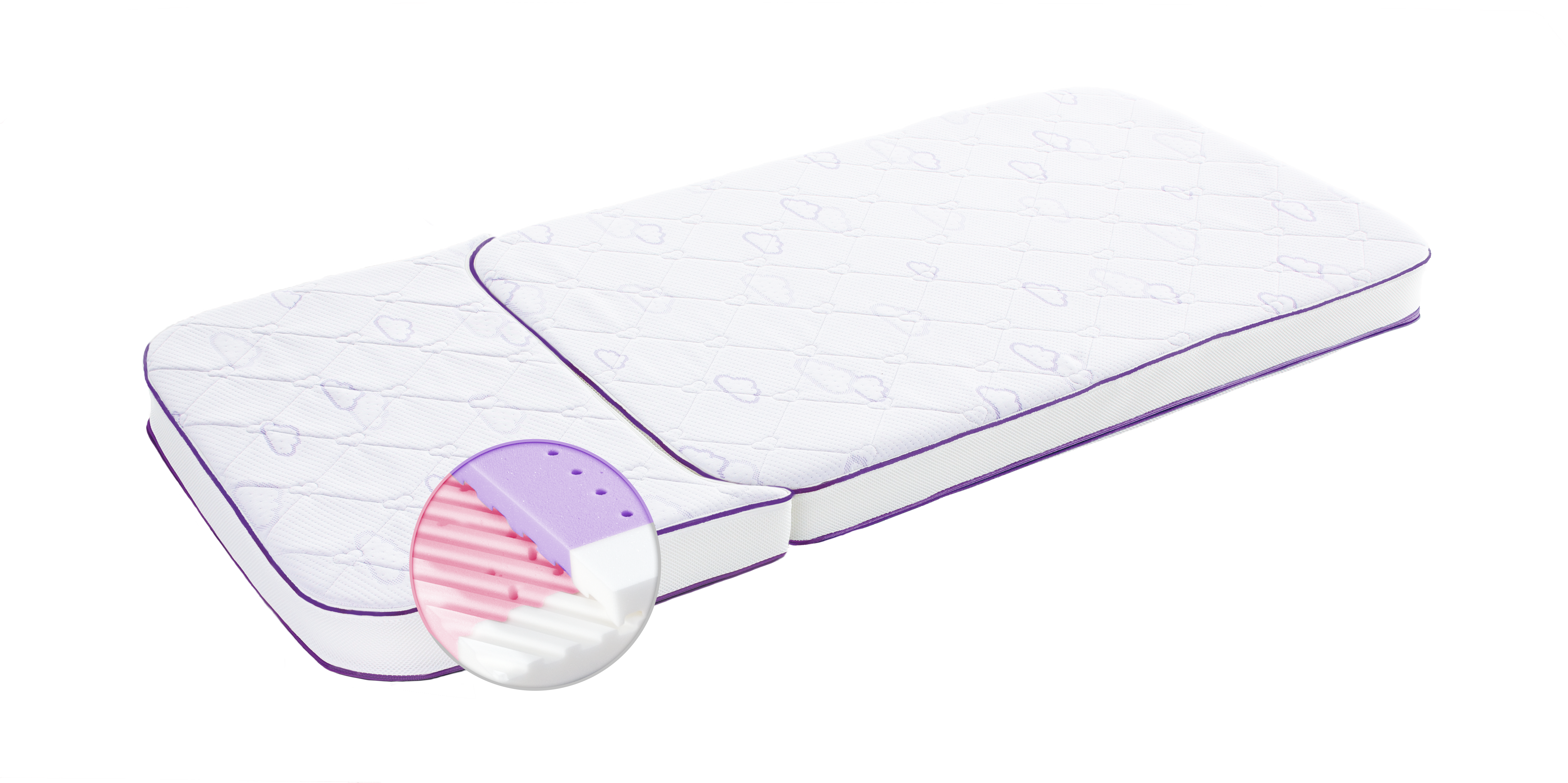 Träumeland Mattress Polarstern or Frühlingsluft for Sebra Baby Cot Classic