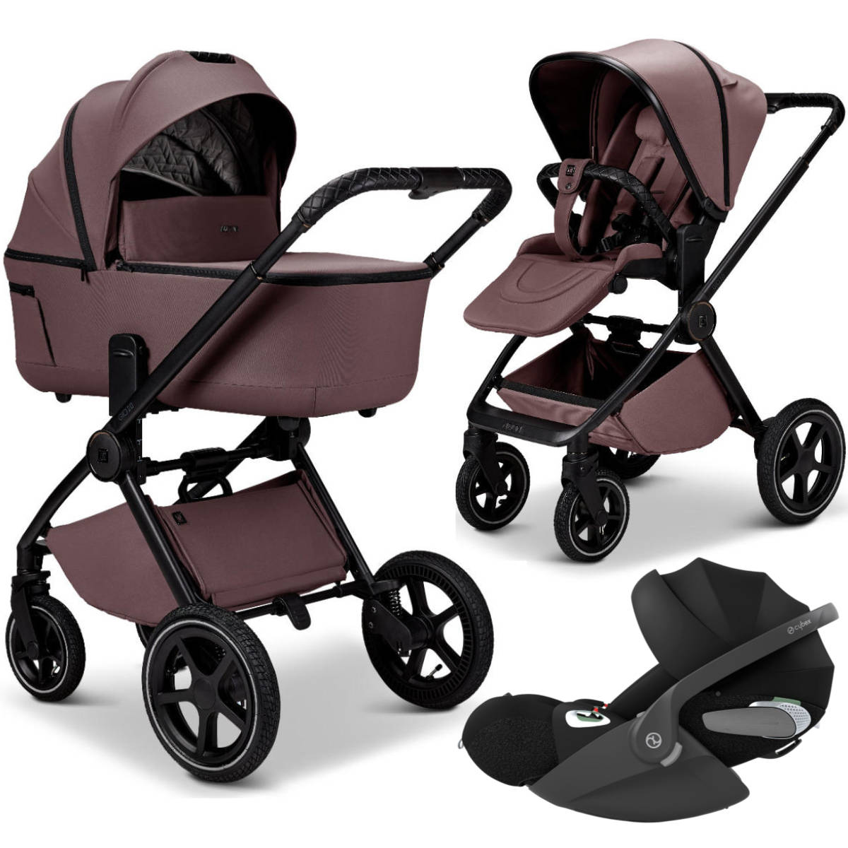 Moon Gio 2.0 Stroller Set 3-in-1 incl. Cybex Cloud T i-Size Car Seat