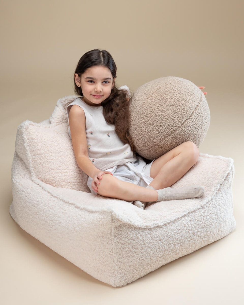 Wigiwama Sitzsack Sessel & Ottoman Square Bundle