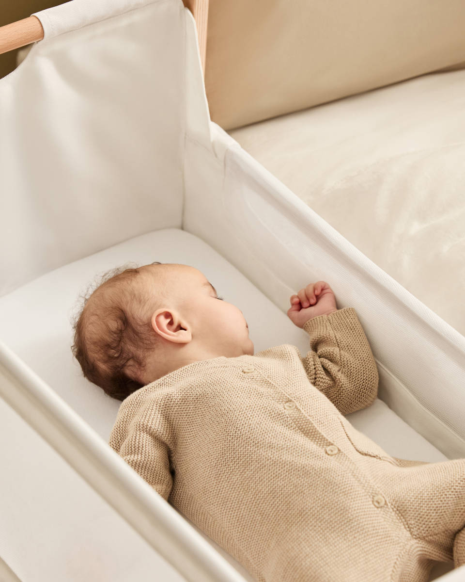 Snuz Fitted Sheets for Bedside Crib, 2-Pack