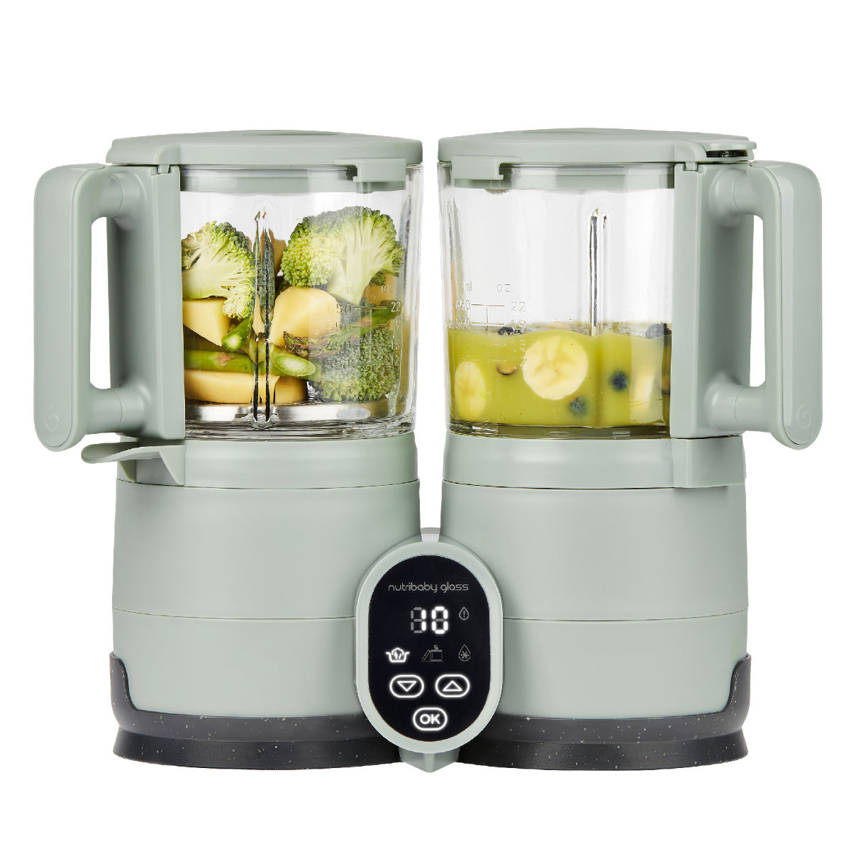 Babymoov Nutribaby Glass 4-in-1 Baby Food Processor