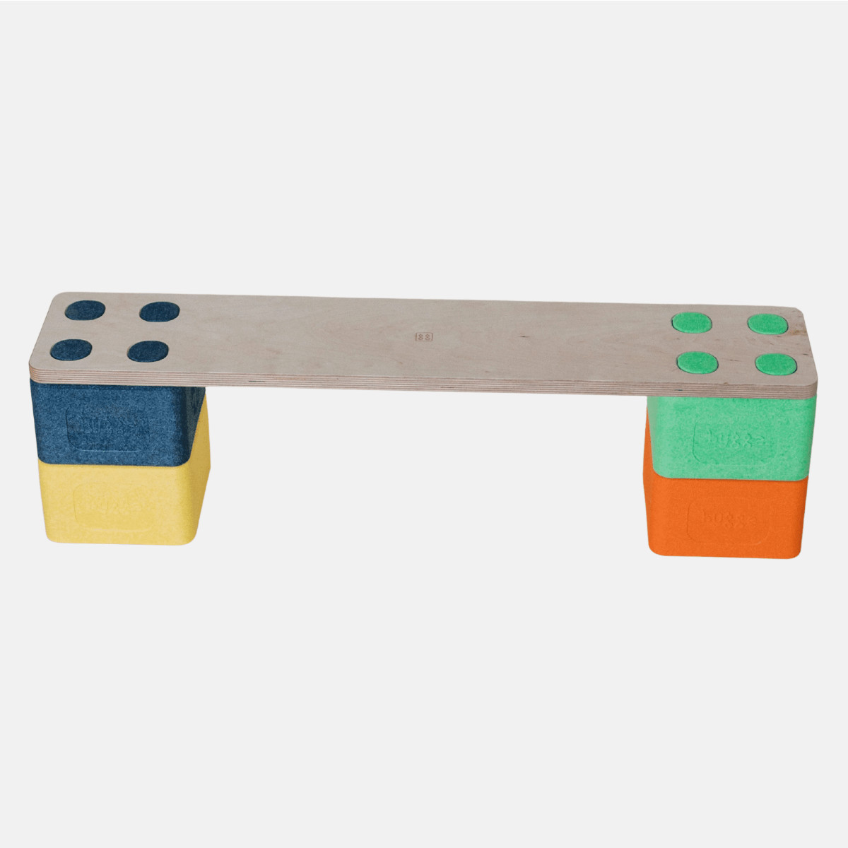 bygge BANK Balance Set with FYR Board and 4 Building Blocks
