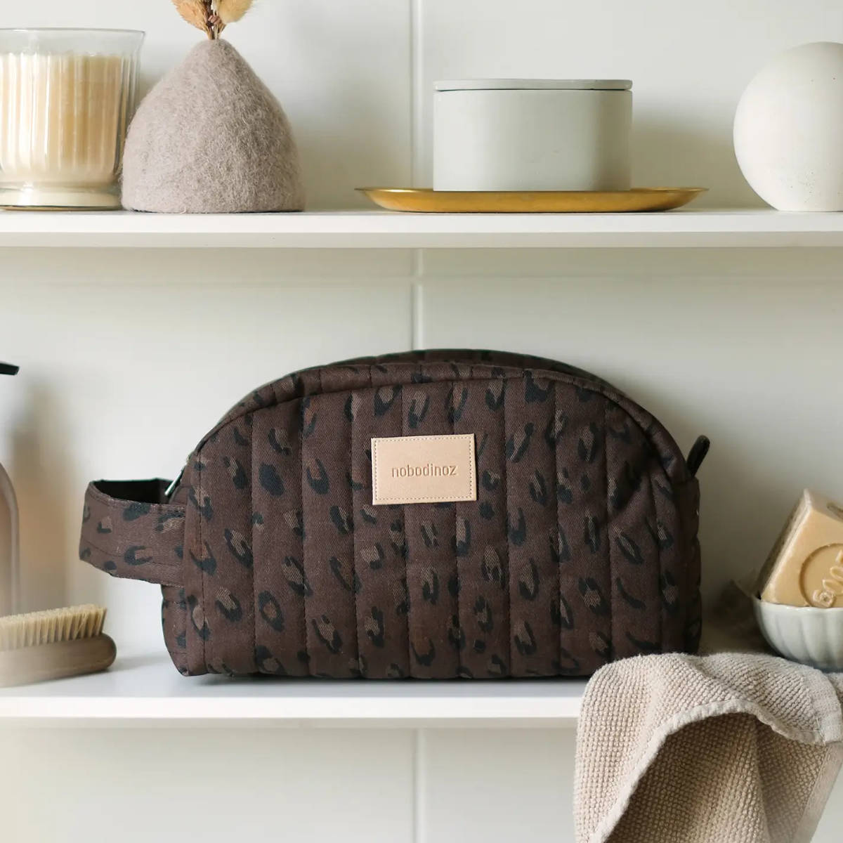 Nobodinoz HYDE PARK Waterproof Cosmetic Bag 26x15x10 cm