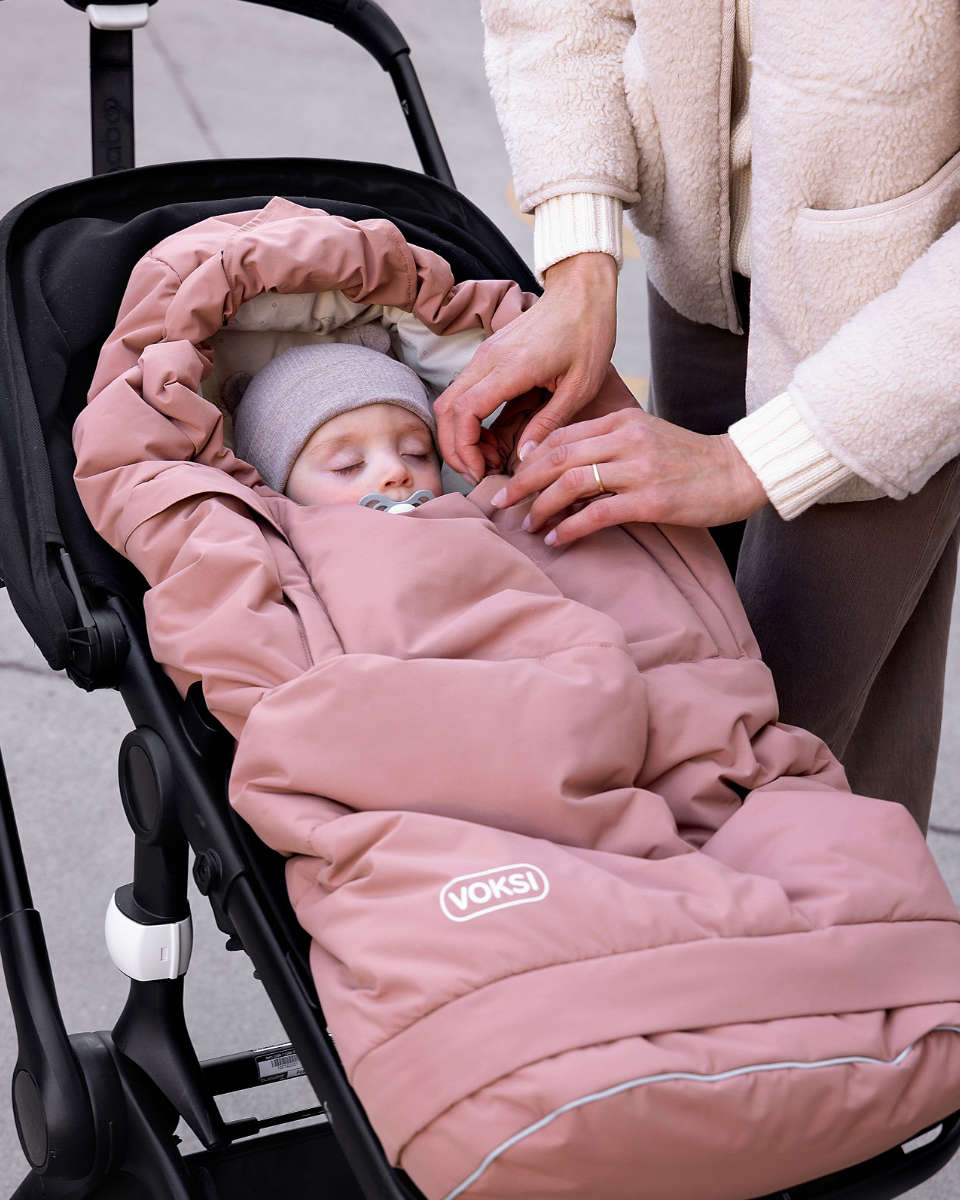 Voksi City Fußsack für Kinderwagen & Fahrradanhänger (0-4 Jahre)