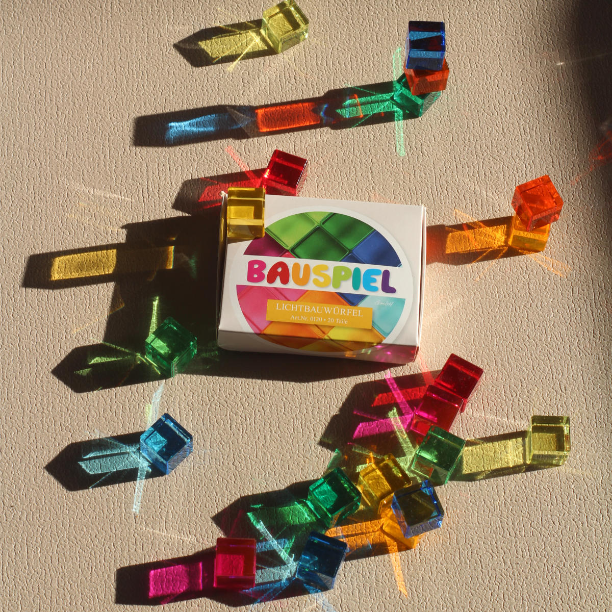 Bauspiel Lucent Cubes 20 Pieces
