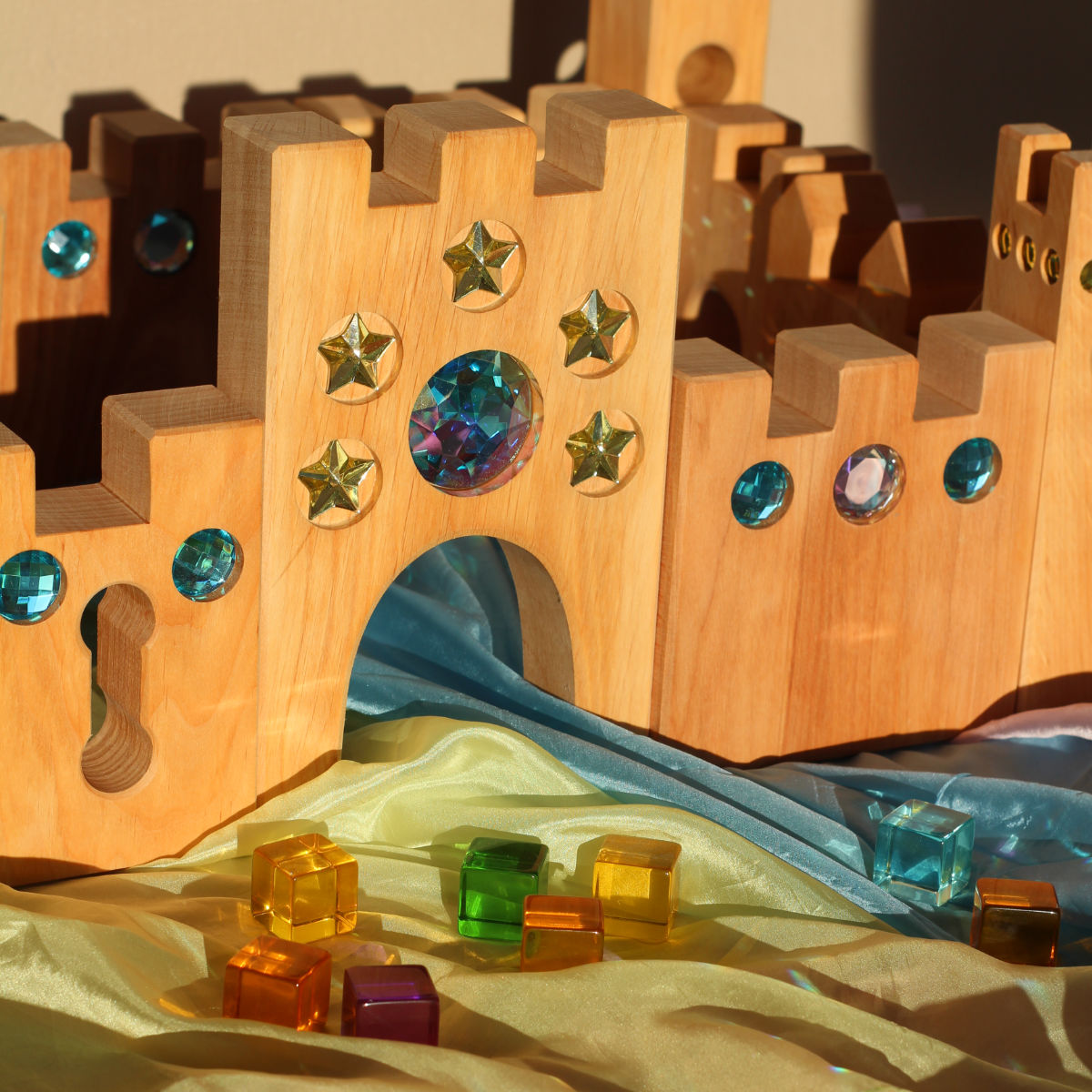Bauspiel Large Fairy Castle 16 Pieces
