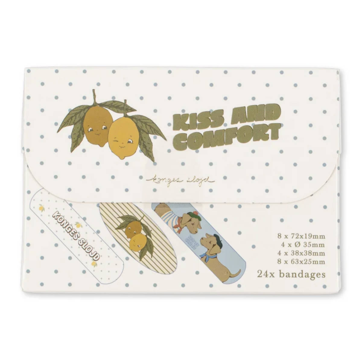 Konges Sløjd Kinderpflaster Kiss and Comfort – 24er-Pack