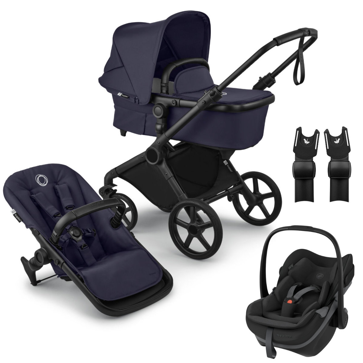 Bugaboo Cub Stroller Set 3 in 1 incl. Maxi Cosi Pebble Slide Pro i-Size Infant Car Seat