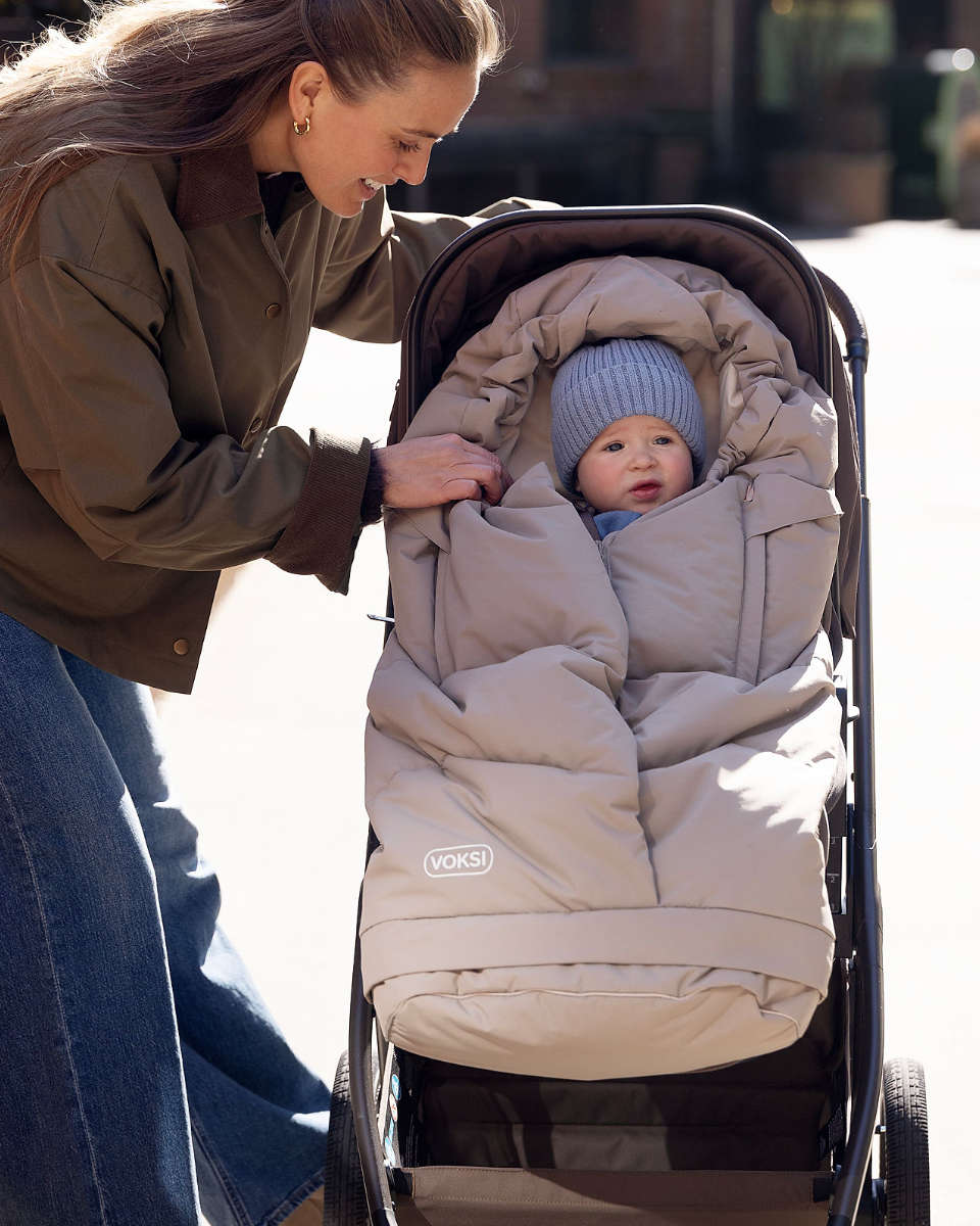 Voksi City Fußsack für Kinderwagen & Fahrradanhänger (0-4 Jahre)