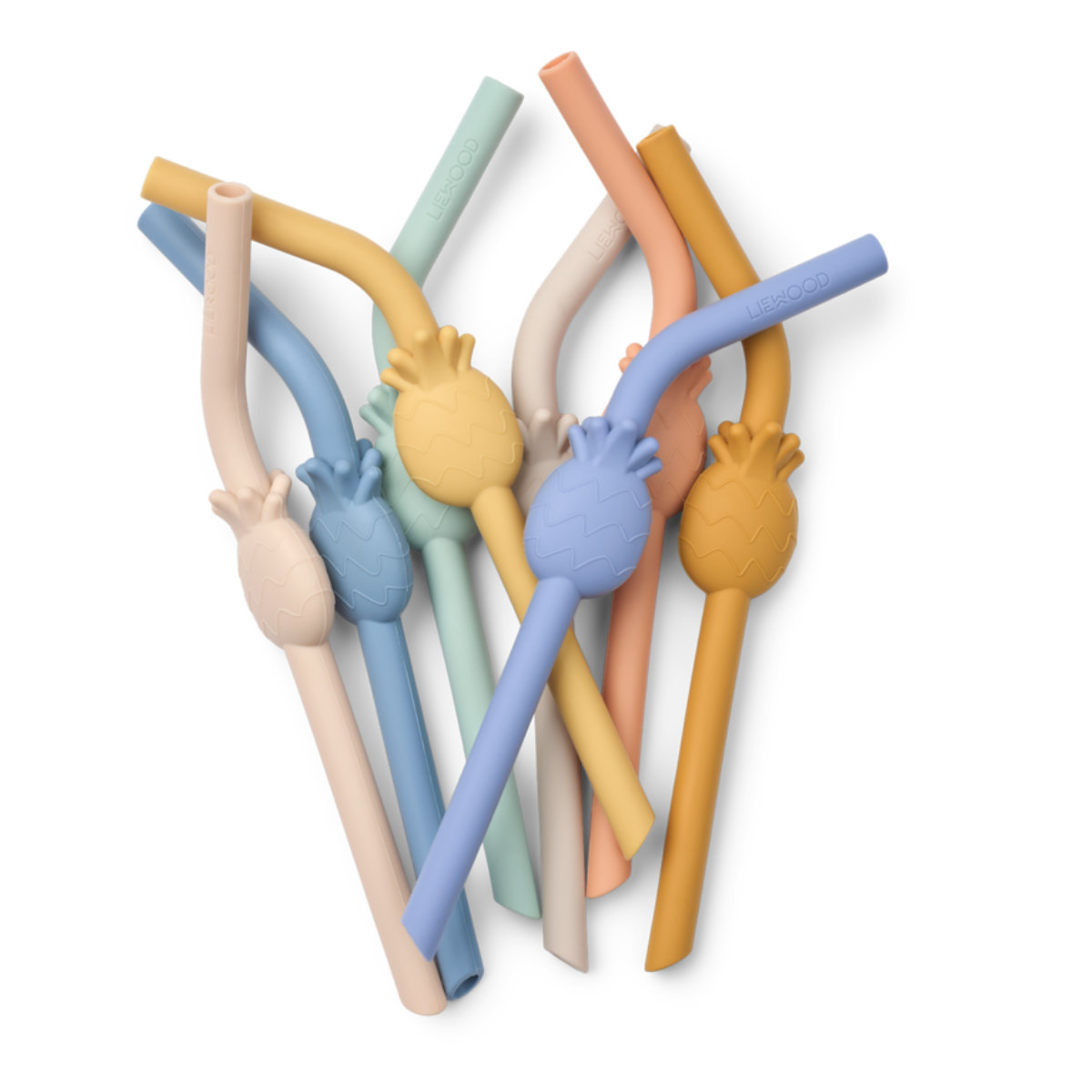 Liewood Carlson Drinking Straws, 8-Pack