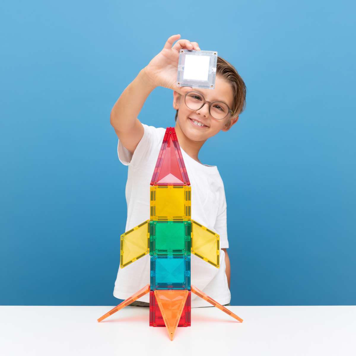 Connetix Magnetbausteine Light Rocket Pack - 30 Teile