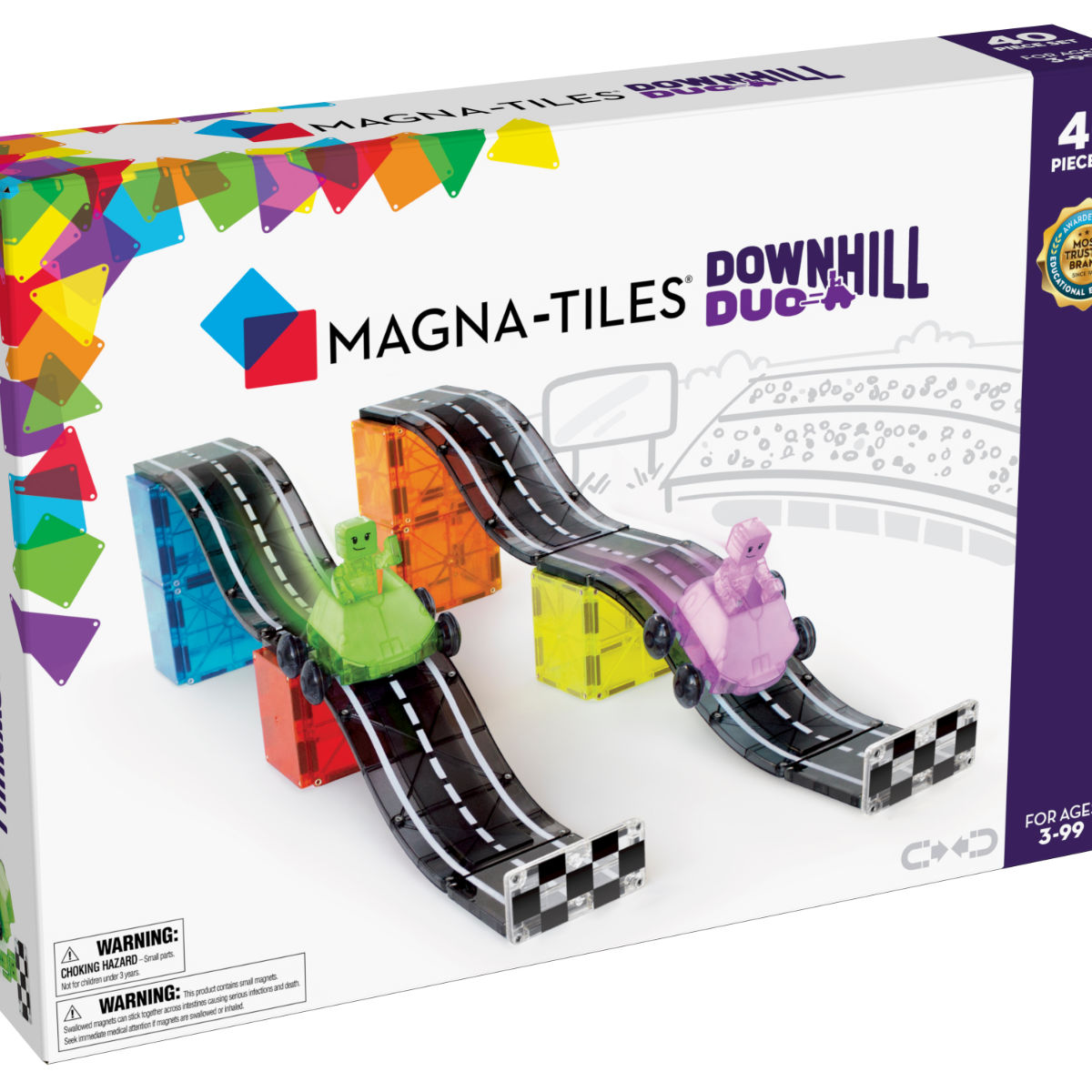 Magna-Tiles Downhill Duo - 40 Teile