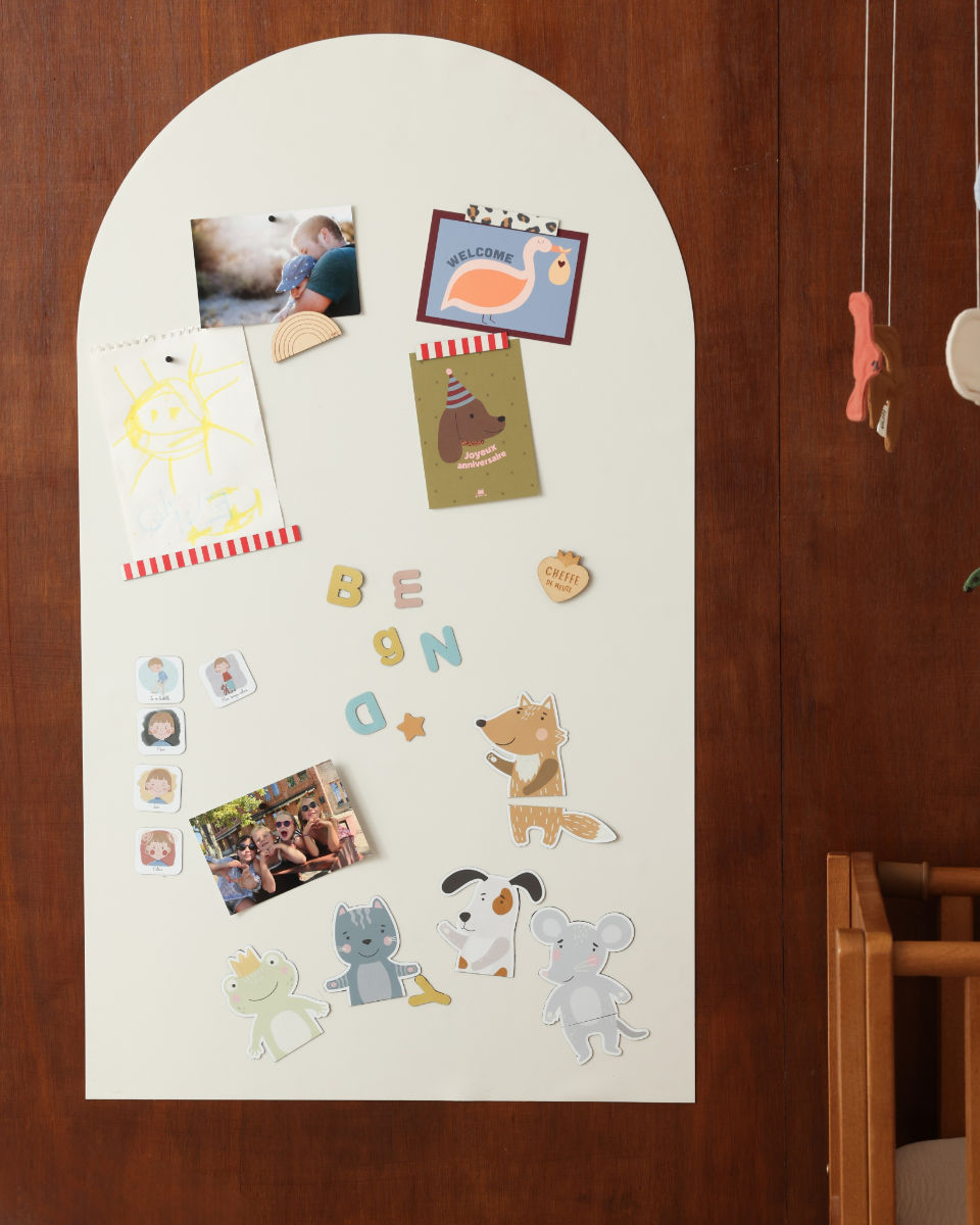 Ferflex magnetic arch-shaped board 100 x 58 cm