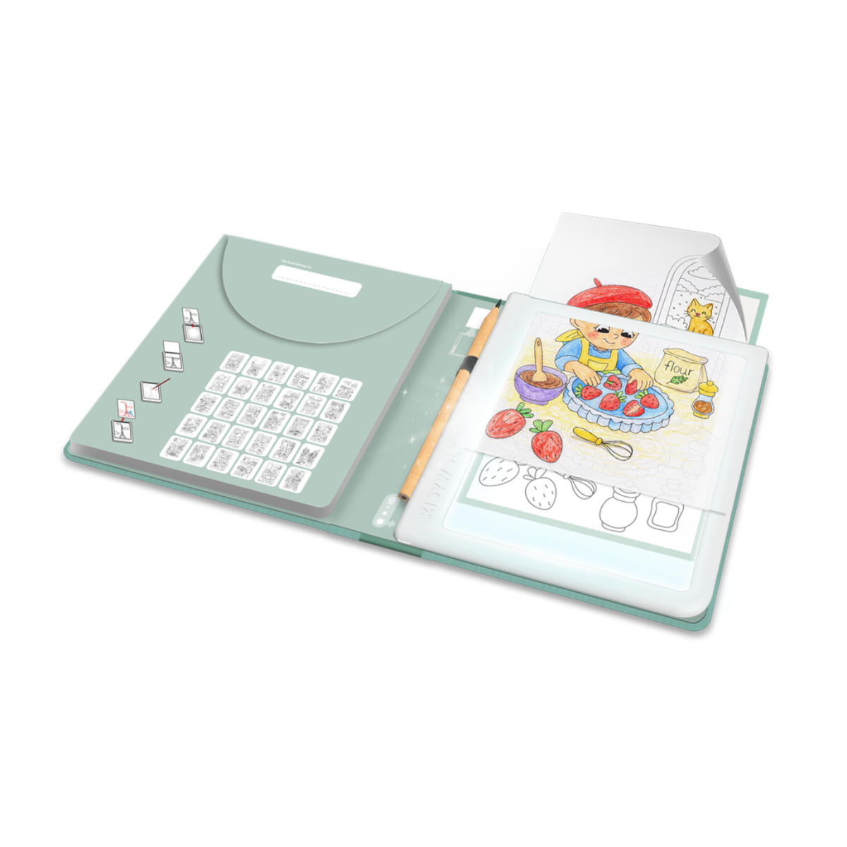 Kidywolf Kidydraw Tracing Tablet – 30 Drawings