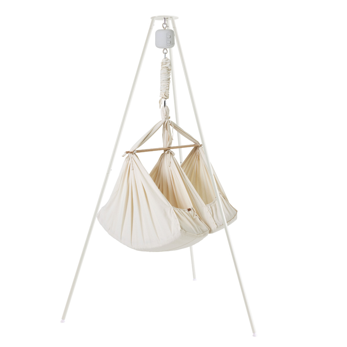 Membantu Basic Set Twin Baby Hammock with Motor and Stand
