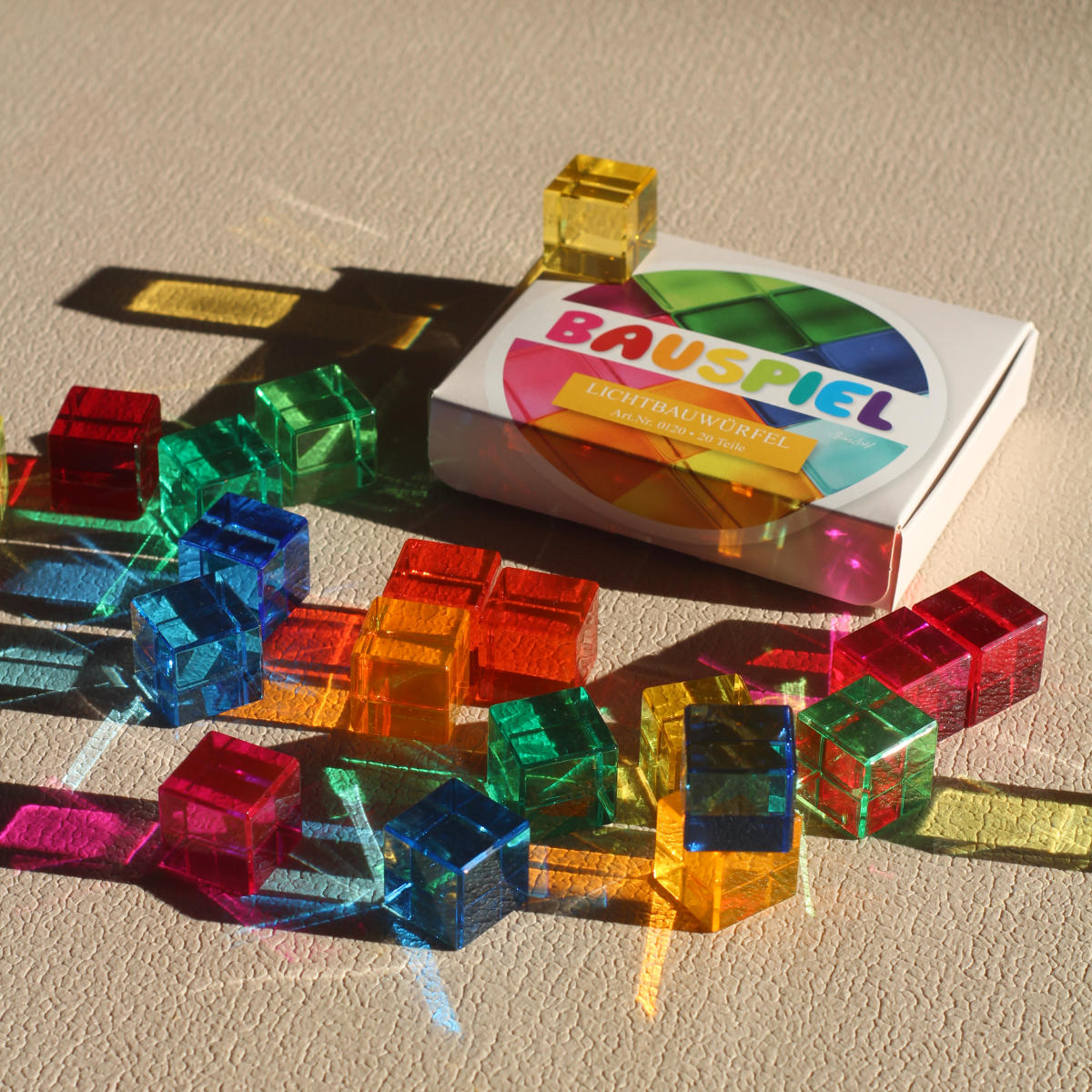 Bauspiel Lucent Cubes 20 Pieces