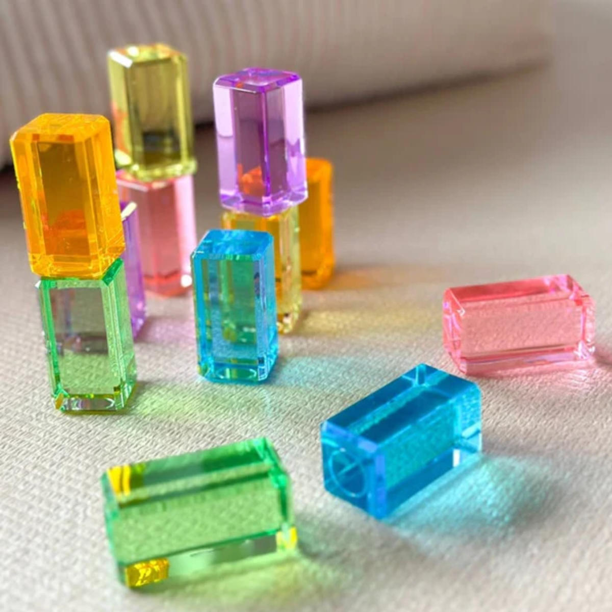 Bauspiel Pastel Lucent Blocks
