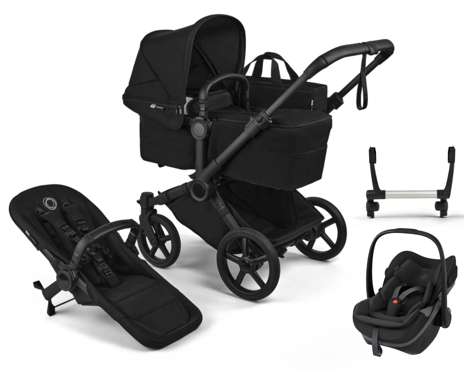 Bugaboo Donkey 6 Mono Kinderwagen Set 3 in 1 inkl. Maxi Cosi Pebble Slide Pro