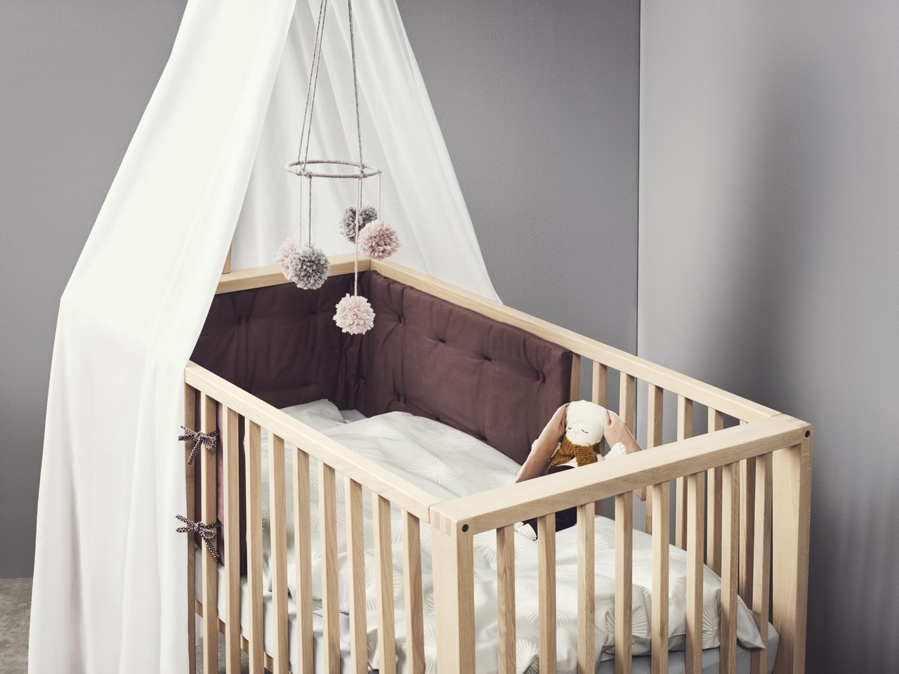 Leander Linea Himmelgestell für Babybett