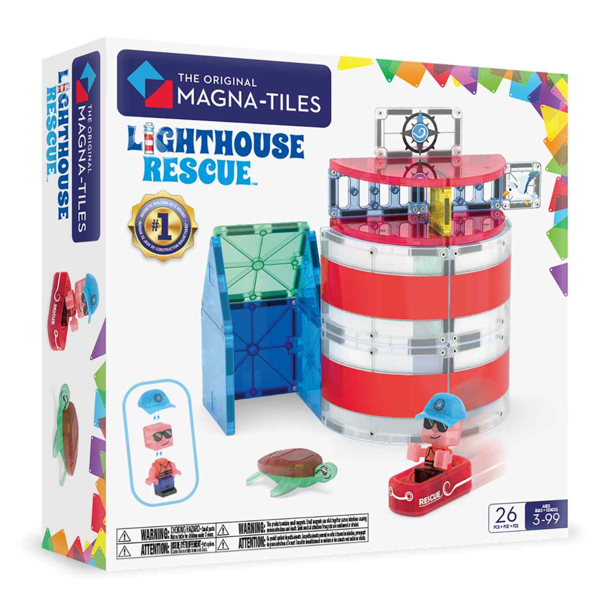 Magna-Tiles Lighthouse Rescue - 26 Teile