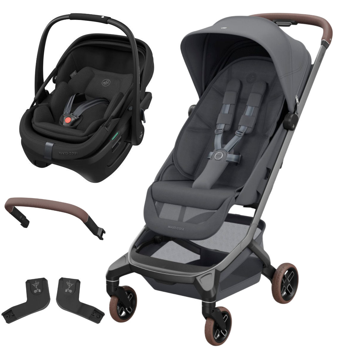 Maxi Cosi Fame Cabin Buggy Set 4 in 1 inkl. Maxi Cosi Coral Slide Pro