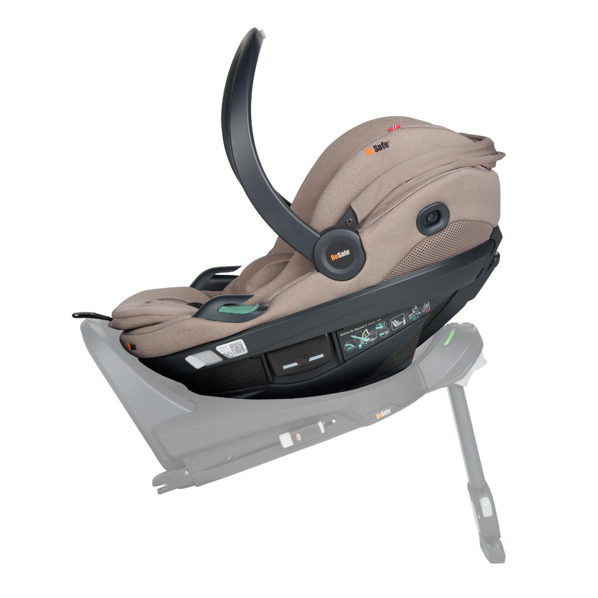 BeSafe Go Beyond² i-Size Infant Car Seat incl. Beyond ISOFIX Base + Free Weather Cover