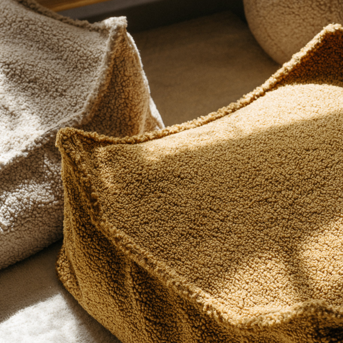 Wigiwama Sitzsack Sessel & Ottoman Square Bundle