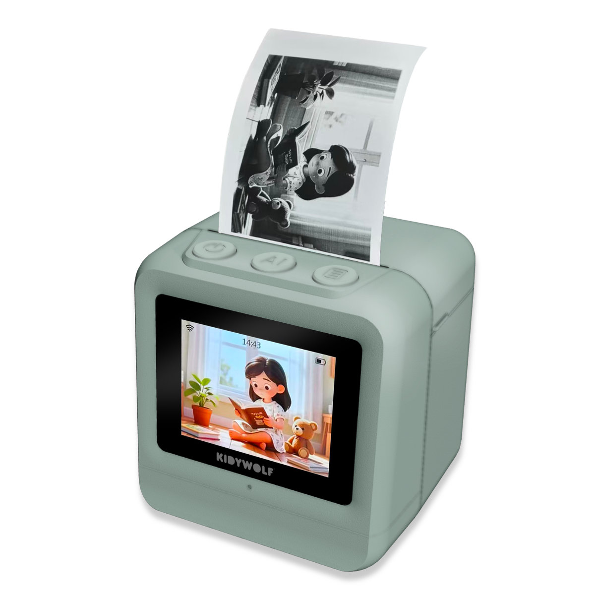Kidywolf KIDYPRINTER AI – KI-Drucker für Kinder