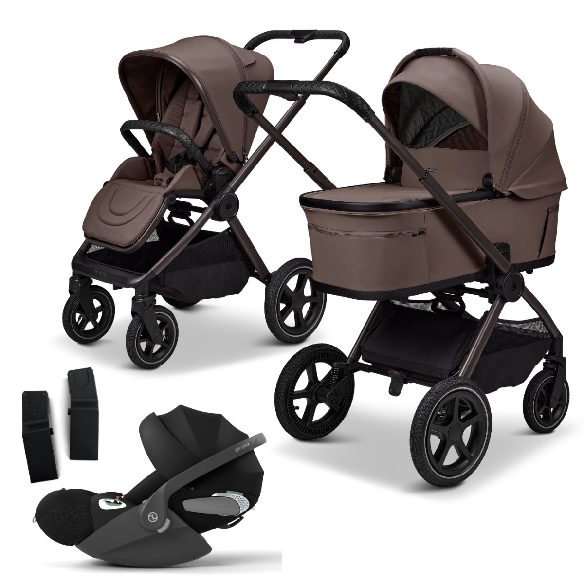 Moon Gio Fold Air 3 in 1 Stroller Set incl. Cybex Cloud T i-Size Infant Car Seat