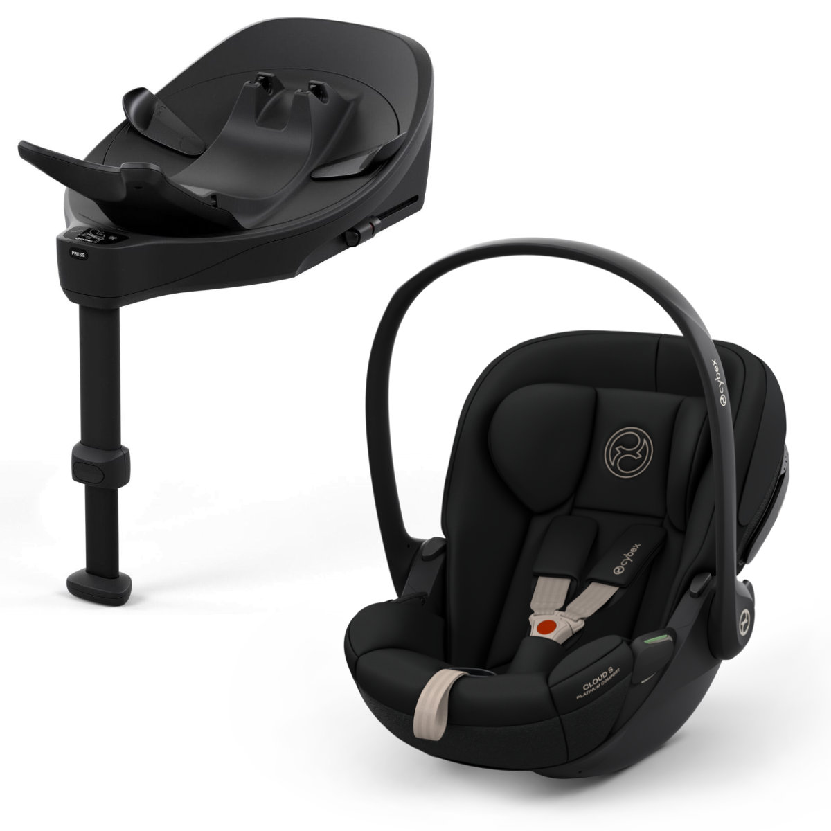 Cybex Cloud S i-Size Infant Car Seat (40–87 cm) incl. Base S