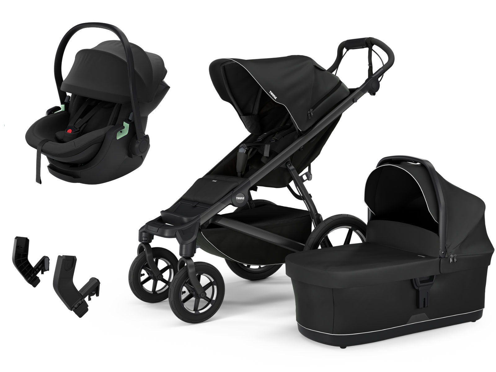 Thule Urban Glide 4-wheel Stroller Set 3-in-1 incl. Maple i-Size Infant Car Seat