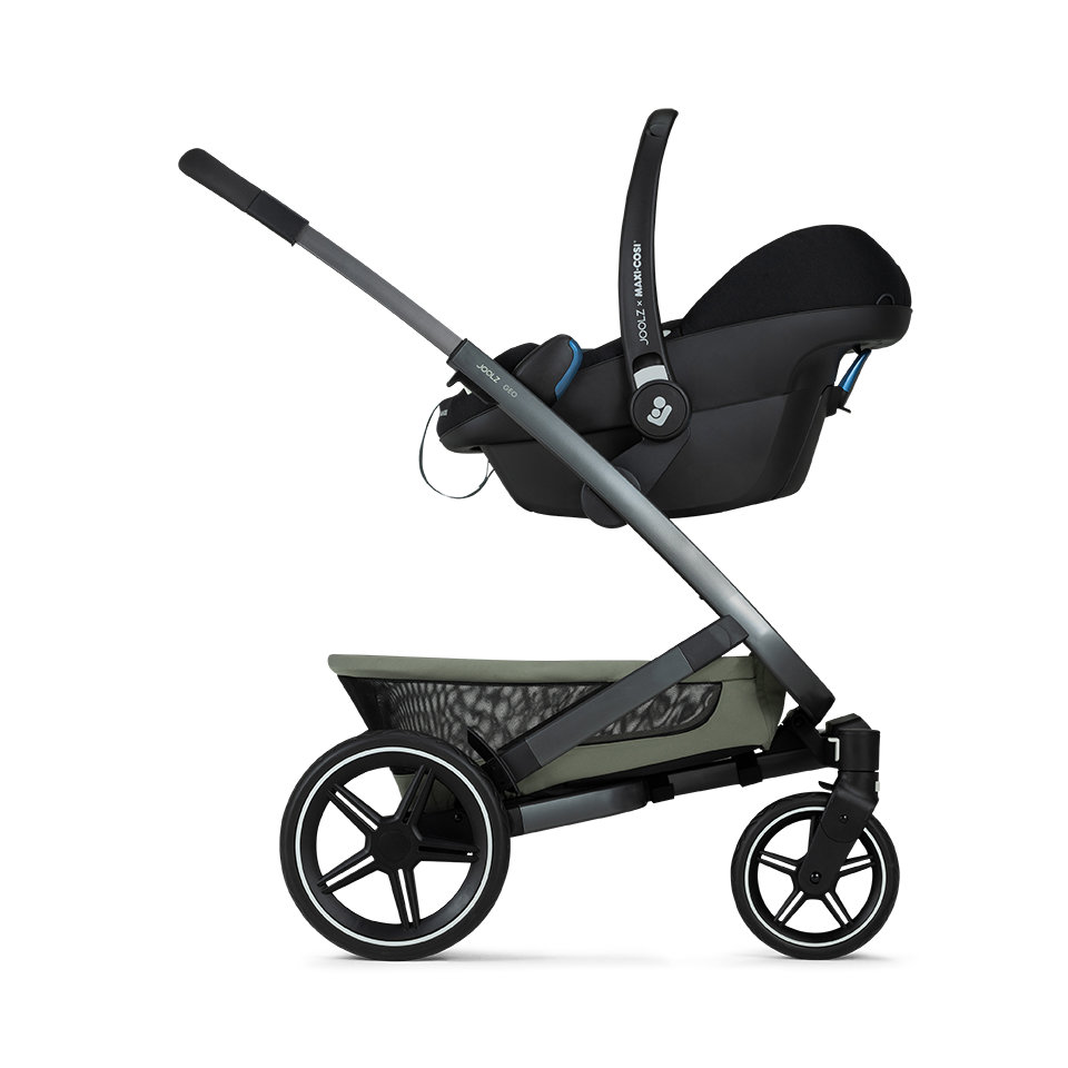 Joolz Geo 3 Autositzadapter oben Schwarz - Seitenansicht