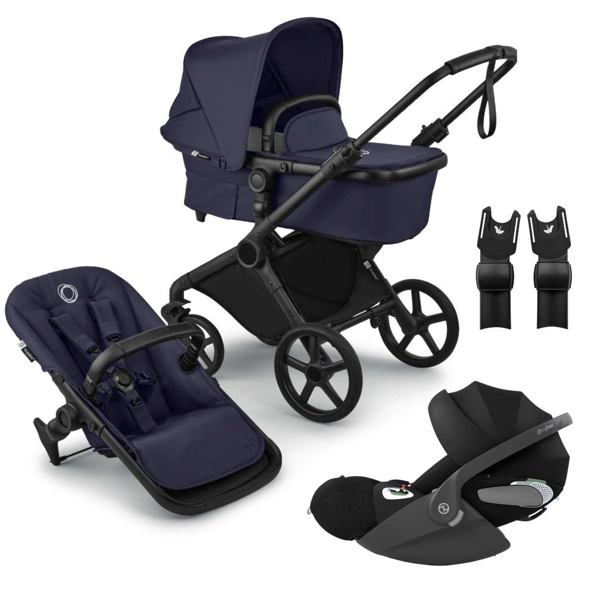 Bugaboo Cub Stroller Set 3 in 1 incl. Cybex Cloud T i-Size Infant Car Seat