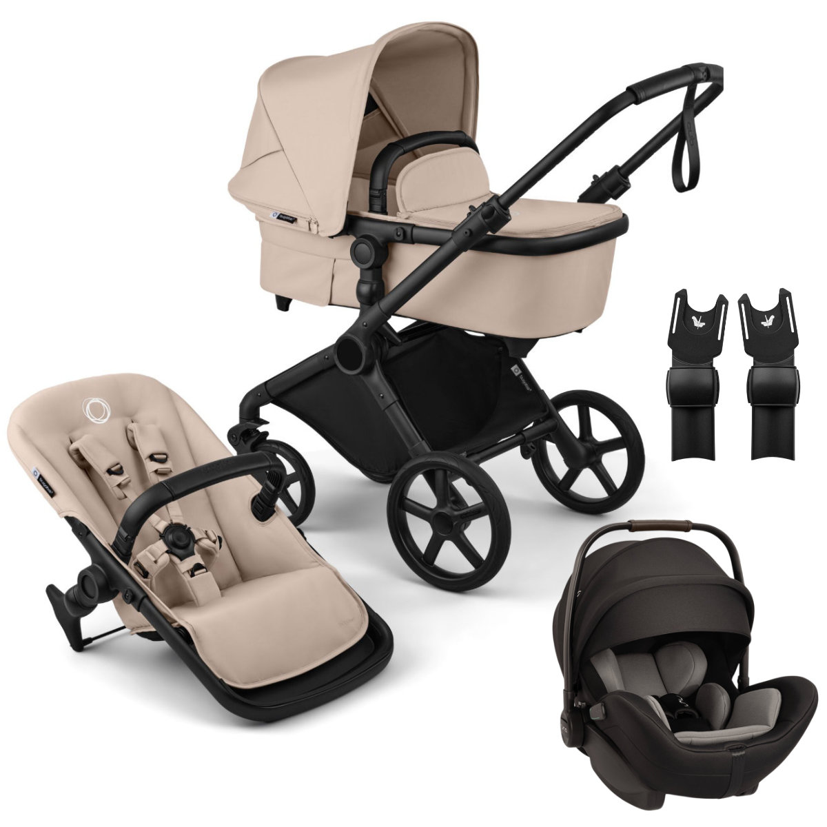 Bugaboo Cub Stroller Set 3 in 1 incl. Nuna Arra Flex i-Size Infant Car Seat