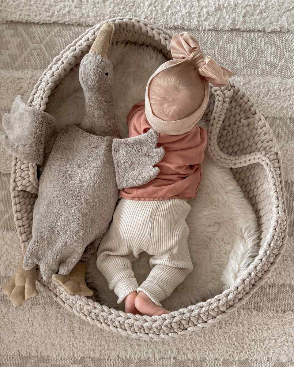 Senger Naturwelt Gans groß – Kuscheltier & Wärmekissen, 80 cm