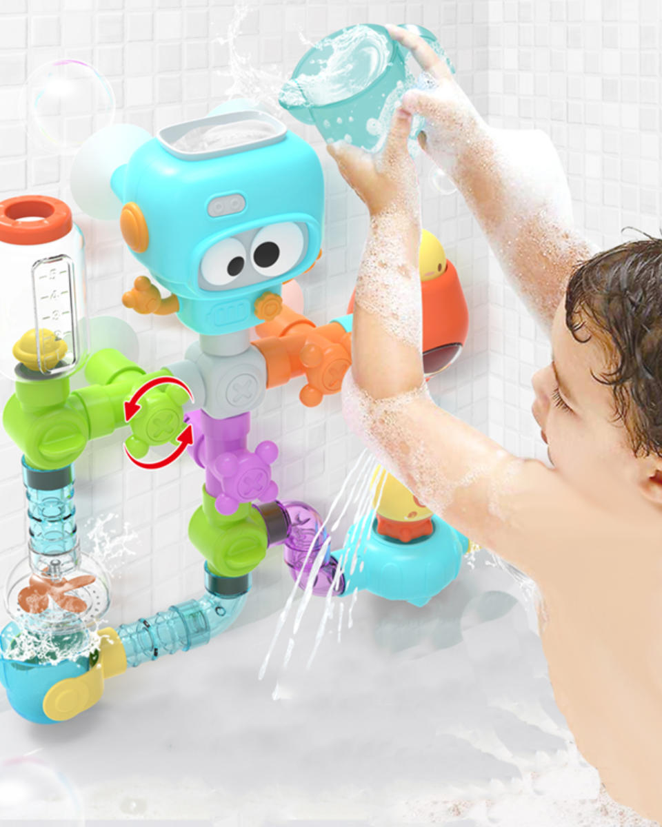 Fresh Kid Tub Fun! Flow & Fill Badespielzeug – 20 Teile