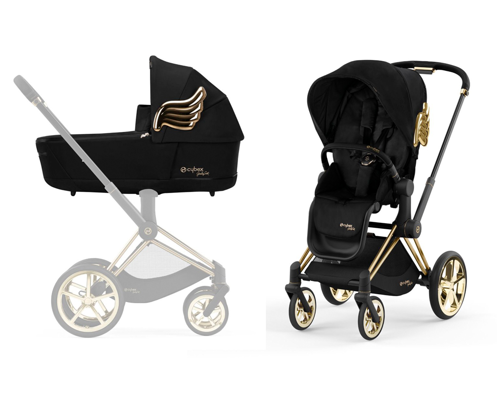 Cybex Priam Wings by Jeremy Scott Pram with Carrycot