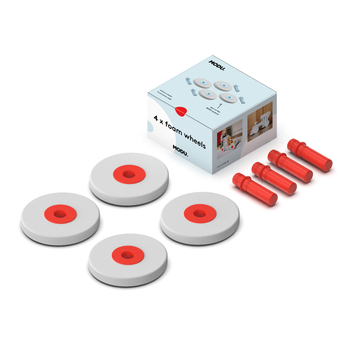 Modu foam wheels 8 Pieces