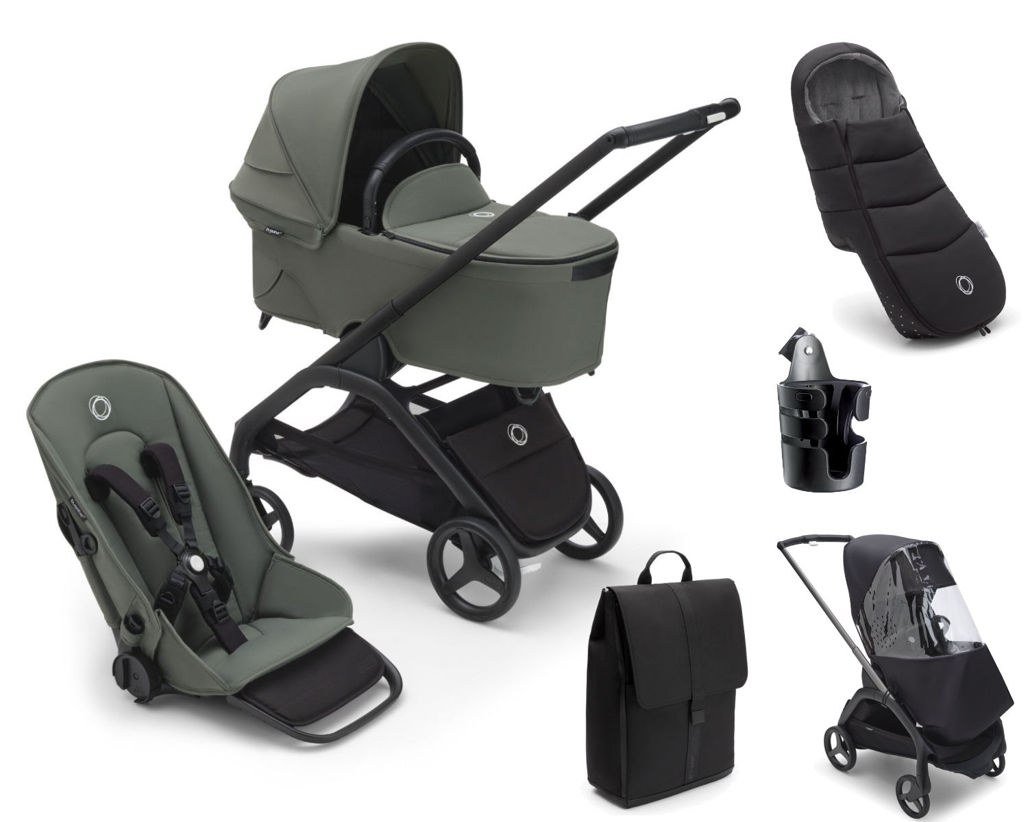 Bugaboo Dragonfly Pram Set 5 in 1