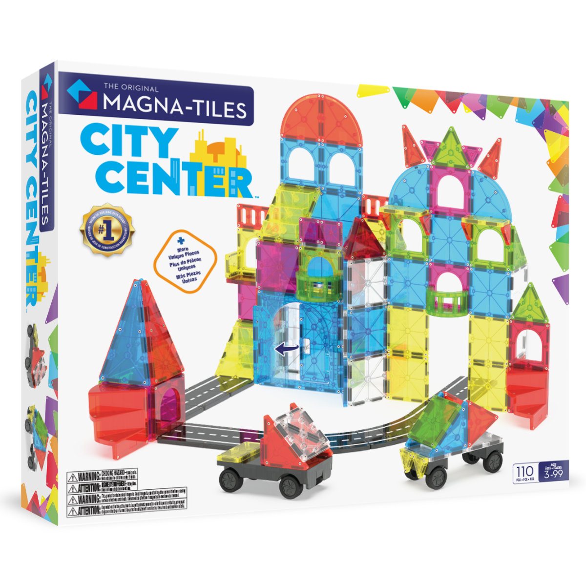 Magna-Tiles City Center – 110-Piece